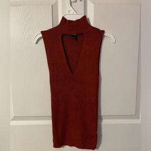 Express Sleeveless Knit Top